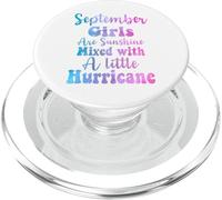Le ragazze di settembre sono sole mescolato con un piccolo uragano PopSockets PopGrip per MagSafe