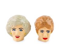 Le Ragazze D'Oro Rose E Blanche Saliera E Pepiera In Ceramica | Set Di 2