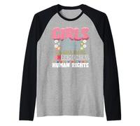 Le ragazze femministe vogliono solo il femminismo dei Maglia con Maniche Raglan