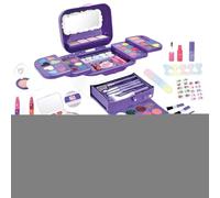 Le ragazze giocano a truccarsi, giocano a truccarsi - Kit giocattolo per il trucco lavabile,Set trucco per bambini, principesse per bambini, bambine che al Kit compleanno con spe