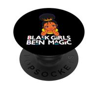Le ragazze nere sono state la melanina magica del bambino della ragazza dei bambini PopSockets PopGrip Adesivo