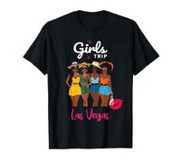 Le ragazze nere viaggiano per le vacanze a Las Vegas abbinando la regina nera Maglietta