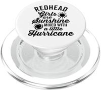 Le ragazze rosse sono sole e un uragano divertente PopSockets PopGrip per MagSafe