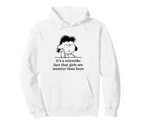 Le Ragazze Sono più Intelligenti dei Ragazzi Felpa con Cappuccio