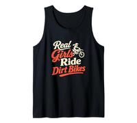 Le Ragazze Vere cavalcano Dirt Bikes Motocross Umorismo Canotta