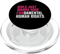 Le ragazze vogliono solo avere diritti umani fondamentali femminista PopSockets PopGrip per MagSafe