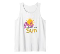 Le Ragazze vogliono Solo Avere Il Sole Carino Spiaggia Canotta