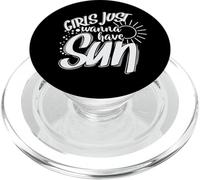 Le ragazze vogliono solo avere una vacanza al sole PopSockets PopGrip per MagSafe