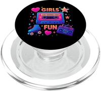 Le ragazze vogliono solo divertirsi anni '80 Old School Time Design PopSockets PopGrip per MagSafe