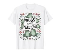 Le Rane Contro Il fascismo resistono a No Kings Boho Floral Women Maglietta