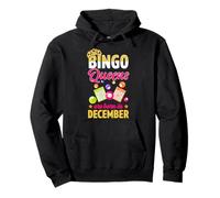 Le regine del Bingo nascono nel mese di nascita di dicembre Bingo Queen Felpa con Cappuccio