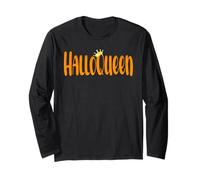 Le Regine di Halloqueens Sono Nate a Ottobre Compleanno Halloween Maglia a Manica