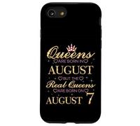 Le regine nascono ad agosto Le vere regine nascono ad agosto 7 Custodia per iPhone SE (2020) / 7/8