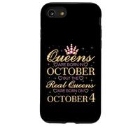 Le regine reali nascono il 4 ottobre 4 ° compleanno di ottobre Custodia per iPhone SE (2020) / 7/8