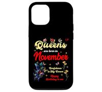 Le regine sono nate a novembre Compleanno Confidence is My Crown Custodia per iPhone 12/12 Pro