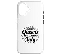 Le regine sono nate nella corona di compleanno di luglio Custodia per iPhone 16