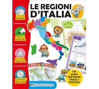 Le regioni d'Italia. Esploro e imparo. Ediz. a colori. Con pennarello cancellabile. Con Poster