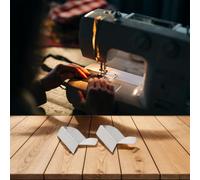 Le regole di posizionamento fisse dei bordi anti arricciatura per macchine da cucire overlock impediscono il taglio del tessuto con accessorio in acciaio inossidabile per l'uso del tavolo da cucito