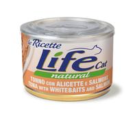 Le Ricette Tonno Con Alicette E Salmone Cat Life Natural 150g
