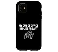 Le risposte fuori sede sono l'equilibrio della vita del lavoro artistico Custodia per iPhone 11
