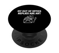 Le risposte fuori sede sono l'equilibrio della vita del lavoro artistico PopSockets PopGrip Adesivo