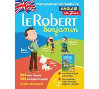 Le Robert Benjamin Anglais - Dès 7 ans - CP-CE