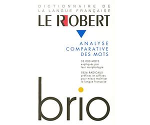 Le Robert brio: Analyse des mots et régularités du lexique