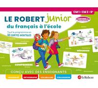 Le Robert junior du français à l'école CM1-CM2-6e: Tout le programme en 80 cartes mentales