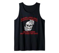 Le Rose Sono Candele Rosse Sono accese Non Fanno Male Non prendono Merda Meme Canotta