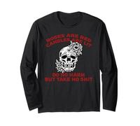 Le Rose Sono Candele Rosse Sono accese Non Fanno Male Non prendono Merda Meme Maglia a Manica