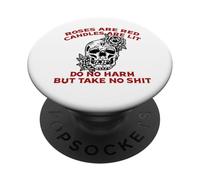Le rose sono candele rosse sono accese non fanno male non prendono merda Meme PopSockets PopGrip Adesivo