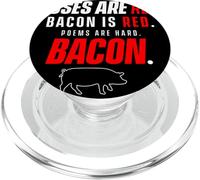 Le rose sono rosse, la pancetta è rossa - Bacon BBQ PopSockets PopGrip per MagSafe