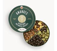 LE ROY RENÉ Epicerie Fine - Cofanetto assortito rivestito al cioccolato, scatola tradizionale metallo 230 g.