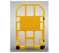 Le Safe Bcade Cancello espandibile - pieghevole con ruote per metropolitane e autobus - Recinzione stradale portatile per una maggiore sicurezza (1 pezzo)