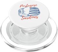 Le sardine portoghesi possono amante delle sardine Retro Vibes Seafood PopSockets PopGrip per MagSafe