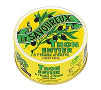 Le Savoureux - Olio d'oliva di tonno bianco 80G - Confezione da 5