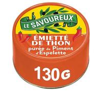 Le Savoureux Sbriciolati di tonno con purea di peperoncino Espelette 130g
