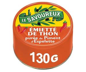 Le Savoureux Sbriciolati di tonno con purea di peperoncino Espelette 130g
