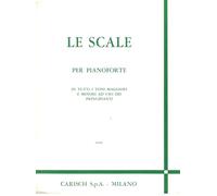 LE SCALE PER PIANOFORTE in tutti i Toni Maggiori e Minori - Ed. Carisch