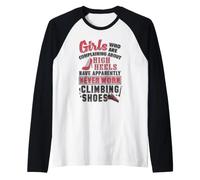 Le Scarpe da Arrampicata Fanno più Male dei Tacchi Maglia con Maniche Raglan
