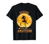 Le Scope Sono per Dilettanti, Streghe, Bastone da Hockey, Halloween Maglietta