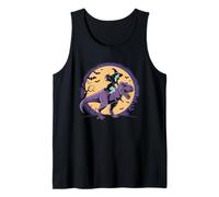 Le Scope Sono per Dilettanti Streghe Equitazione Dinosauro Strega Halloween Canotta