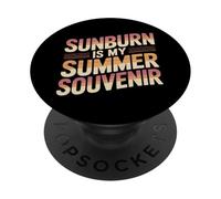 Le scottature solari sono la mia scottatura estiva souvenir PopSockets PopGrip Adesivo