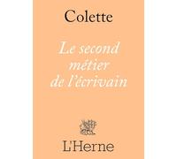 Le second métier de l'écrivain