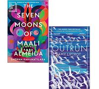 Le sette lune di Maali Almeida [Rilegato] di Shehan Karunatilaka e The Outrun di Amy Liptrot Collezione di 2 libri