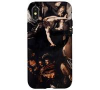 Le sette opere di misericordia di Caravaggio (1607) Custodia per iPhone X/XS
