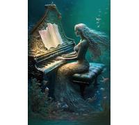 Le Sirene Degli Abissi Suonano Il Pianoforte Targa In Metallo Decorative Cartelli Metallo Retrò Poster Metal Per Murale Casa Garage S