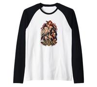 Le Sirene Mitologia Greca Fantasy Donne Maglia con Maniche Raglan