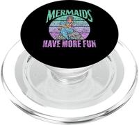 Le Sirene Si Divertono Di Più Bambini Ragazza Mermaid PopSockets PopGrip per MagSafe