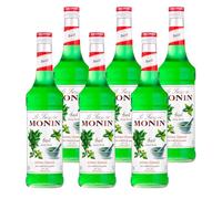 Le Sirop de Monin Basil - Basilic - Basilico | Sciroppo al Basilico con Aromi Naturali | Confezione da 6 Bottiglie da 70cl